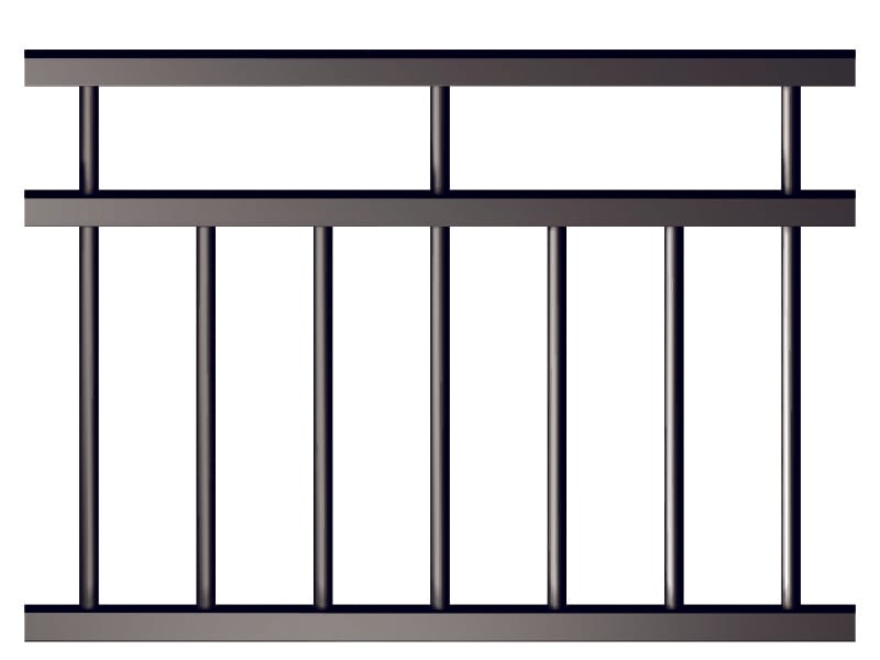 13 Dtr 1up 2down Pool Fencing