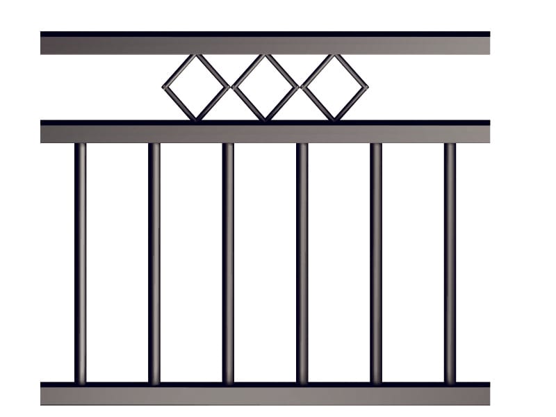 16 Dtr With Diamonds Concertina Pool Fencing