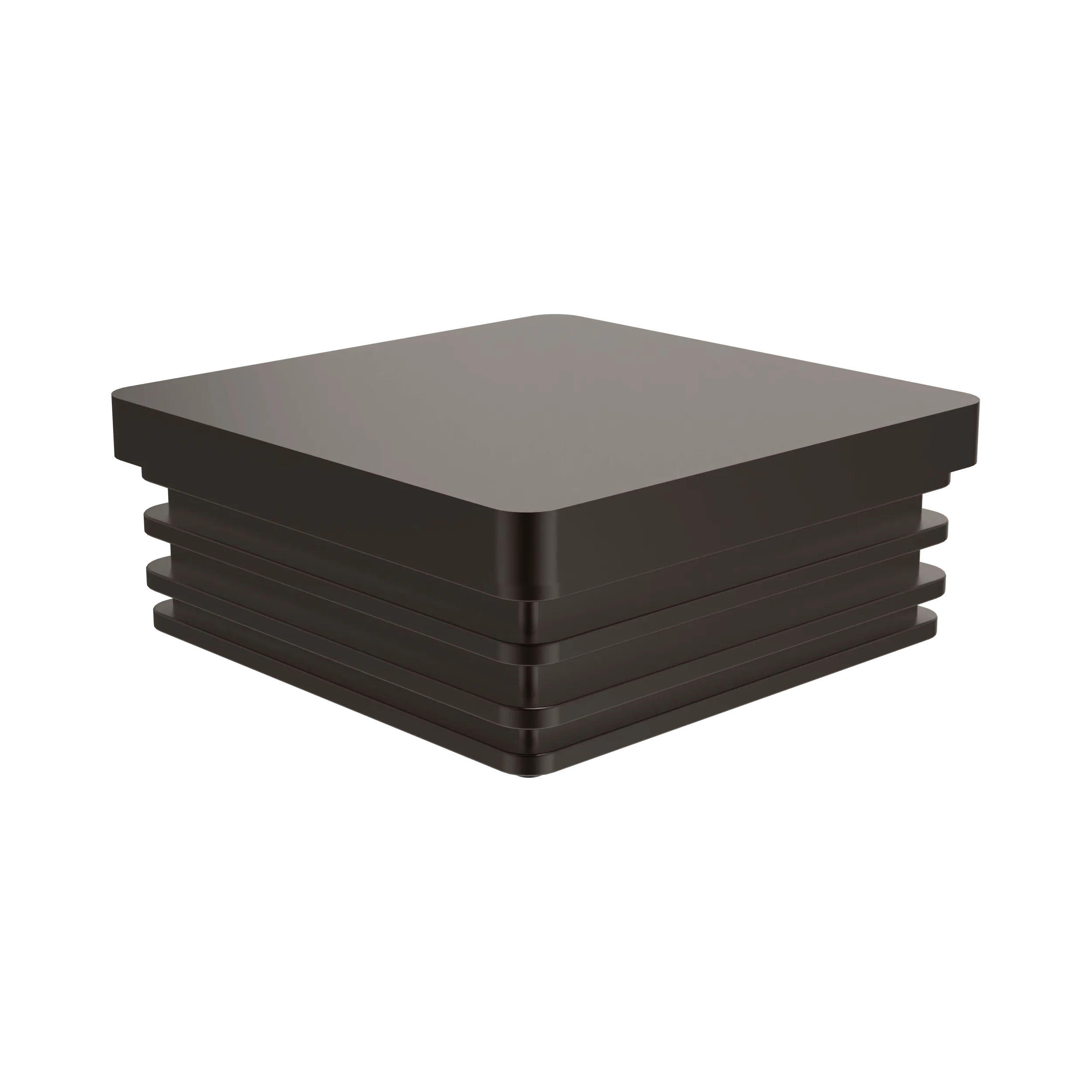 50x50 Plastic Cap Black