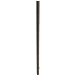The Block 2025 Protectoral 50x50x1800mm Black Aluminium Pool And Garden In Ground Fence Post With Cap 1600x1600