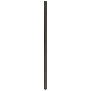 The Block 2025 Protectoral 50x50x1800mm Black Aluminium Pool And Garden In Ground Fence Post With Cap 1600x1600