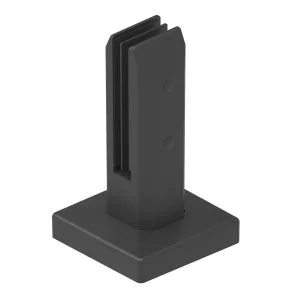 The Block 2025 Protectoral 95x95x162mm Matt Black Stainless Steel Glass Fence Chisel Spigot 2 Pack 1600x1600