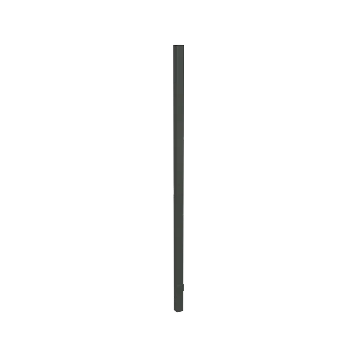 In-ground post — Satin Black