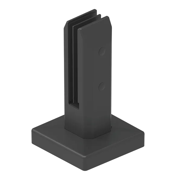 Flanged chisel spigot — Matt black